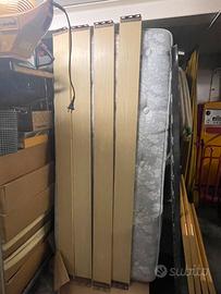 2 Letti singoli  smontabili con rete