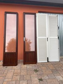 Portafinestra e relative persiane