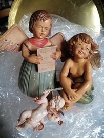 set 3 angeli da collezione