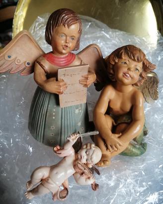 set 3 angeli da collezione