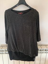 Maglia nera a pois Max Mara taglia M