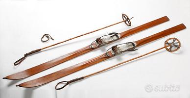 SCI in Legno anni 50 Kandahar