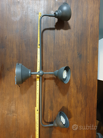 Plafoniera con 3 LED direzionabili