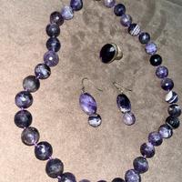 SET DI GIOIELLI  IN AMETISTA