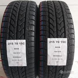 2 gomme 215 70 15c sava a767