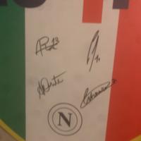 Again scudetto Napoi Autografato