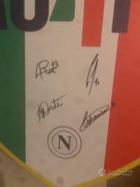 Again scudetto Napoi Autografato