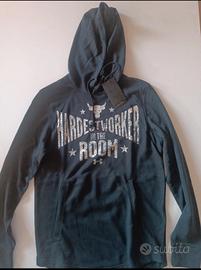 Felpa leggera con cappuccio 