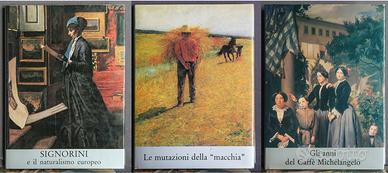 3 libri dei Macchiaioli - Cassa di Risparmio -1985
