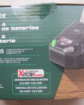 batteria parkside 4A + caricabatteria 4.5A