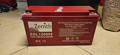 Batteria Nuova 12v  160Ah  AGM Zenith