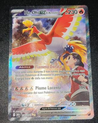 Carta Pokemon Ho-Oh di Armonio DRI 230 italiana