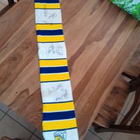 sciarpa Chievo con autografi calciatori anno 2002/