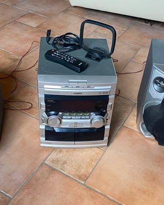 Impianto stereo vintage Philips FW545C con casse