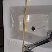 Lavatoio in ceramica dolomite