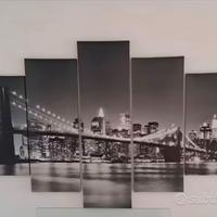 QUADRO SU TELA 5 PANNELLI