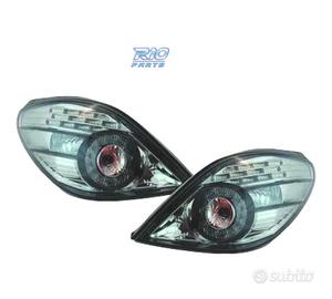 FANALI PEUGEOT 207 CC 06-12 LED FONDO CROMATO