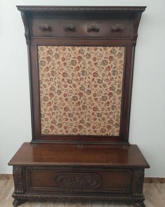 Porta abiti con cassapanca 