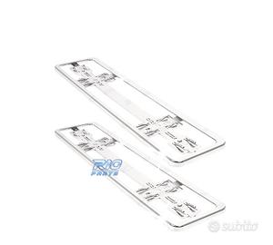 SET TARGHE PORTA CROMATE