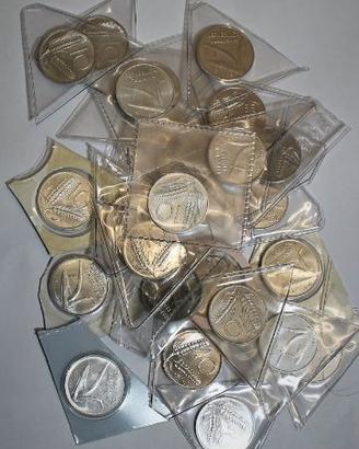 monete 10 Lire FDC dal 1968 al 2001 complete