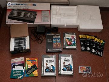 COMMODORE 16 VINTAGE LOTTO ORIGINALE ANNI ‘80 