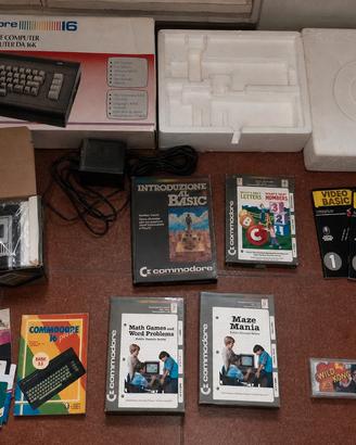 COMMODORE 16 VINTAGE LOTTO ORIGINALE ANNI ‘80 