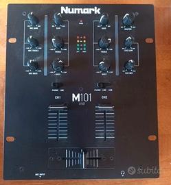 Numark M101 Mixer USB 2 canali per DJ, USB