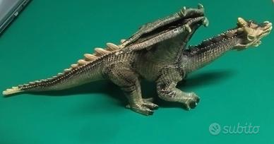 Drago da collezione con ali – Statuetta realistica