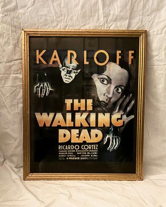 Poster d'epoca originale “The Walking Dead” (1936)
