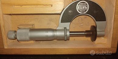 micrometro con piattelli x ingranaggi 0/25 mm