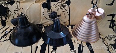 3 Lampadari vintage, loft, rustico, taverna,cucina