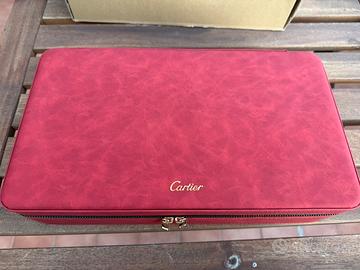 Cartier Box Pelle Porta Orologi 12 slot