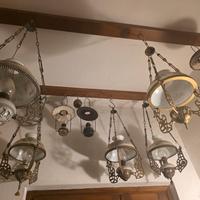 Set Lampadari Vintage a Sospensione 