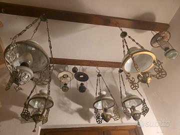 Set Lampadari Vintage a Sospensione 