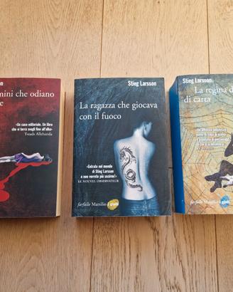 3 Libri  Stieg Larsson