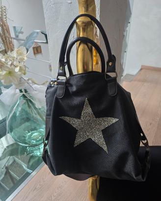 Borsa in tela con stella