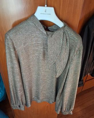 Camicetta donna Emanuele Curci oro/argento