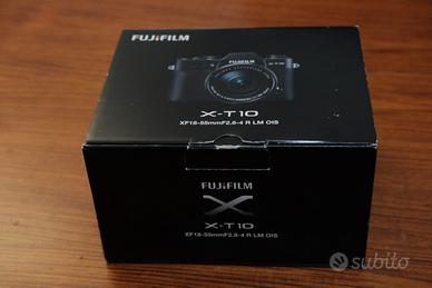 SOLO scatola originale Fujifilm X-T10 con manuale