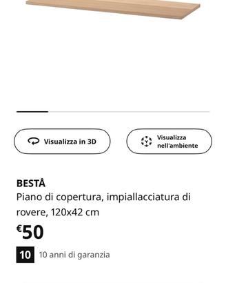 Scrivania ikea  o ingresso o piano di lavoro