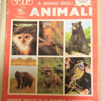 Album figurine Il mondo degli animali Edis 1986