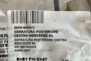 Serratura posteriore Mercedes ML