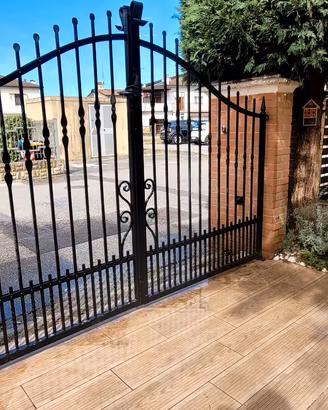 cancello pedonale e carraio