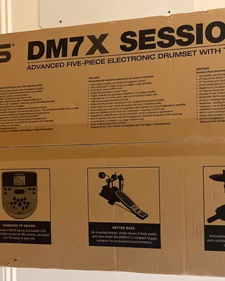 Batteria elettronica ALESIS DM7X con upgrade