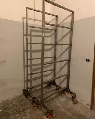 COPPIA CARRELLI INOX PER SALUMI