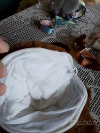 borsa in pelliccia sintetica Marrone mostro