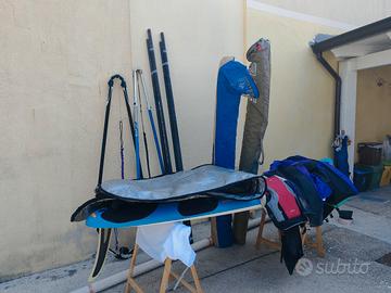 Tavola surf, vele muta 