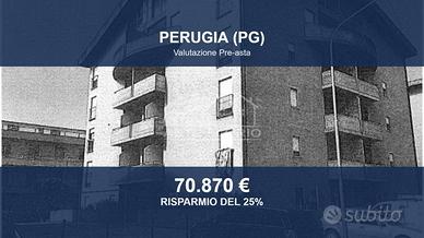 Immobile in asta di 77 m² con box auto a Perugia
