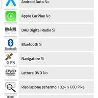 monitor doppio din PHONOCAR 10 pollici 