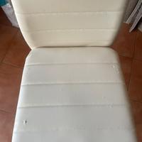 Sedie bianche in ecopelle