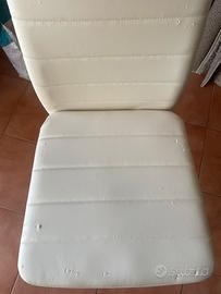 Sedie bianche in ecopelle